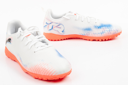 Ghete de fotbal pentru copii Puma Future 8 Play TT, albe