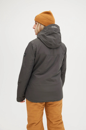 Jachetă de schi/snowboard alpin O'Neill pentru femei, gri, sport de iarnă, 10K/10K