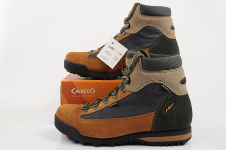 Pantofi de drumeție din piele Aku Slope GTX pentru femei, maro, gri