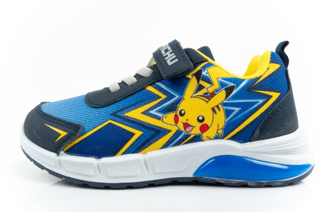 Pantofi sport pentru copii Leomil Pokemon, cu velcro luminos și LED [PO002339]  albastru