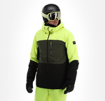 Jachetă sport de iarnă pentru bărbați O'Neill Carbonite Snowboard Ski 10K Verde Negru