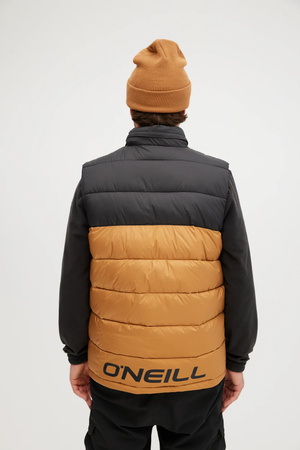 Vestă matlasată O'Neill Originals Puffer pentru bărbați, ușoară, confortabilă, maro