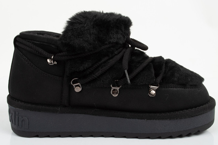 Pantofi de iarna dama D.Franklin [DFSH370011-BLAC], negri.