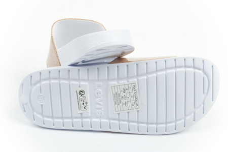 Șlapi sport Levi's pentru femei, confortabili, cu sclipici, la modă