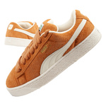 Pantofi sport Puma Suede XL Hairy din piele, maro la modă [397241 04]