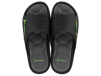  Șlapi sport pentru bărbați Rider Bay XIV Ad, negri, confortabili [83632 AZ135]