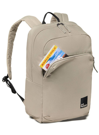 Rucsac sport Jack Wolfskin Terraview pentru școală și călătorii, bej