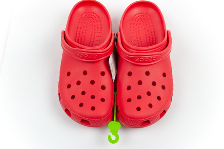 Sandale Crocs saboți pentru femei și bărbați, clasice, roșii, unisex, la modă