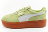 Teniși cu platformă Puma Palermo pentru femei, verde la modă