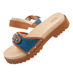 Scholl Pescura Iconic [F305492349] pantofi saboti dama, albastru.