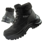 Pantofi de drumeție de iarnă izolați Lee Cooper pentru femei, negri, cu șireturi