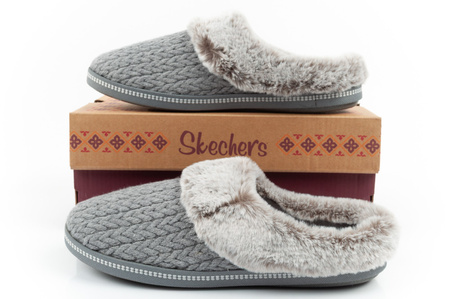 Papuci de casă Skechers pentru femei, confortabili, cu design de tip Campfire, la modă