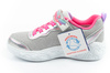 Pantofi sport Skechers S Lights LED cu velcro pentru fete, gri