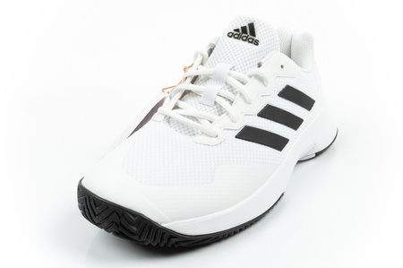 Pantofi de tenis Adidas GameCourt 2, albi