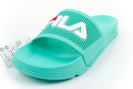 Șlapi Fila Morro Sporty pentru femei - Papuci de piscină verzi confortabili