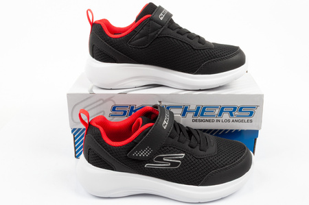 Pantofi sport ușori pentru copii Skechers Selectors, negri la modă