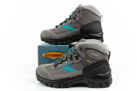 Ghete de drumeție din piele impermeabile Grisport pentru femei, gri