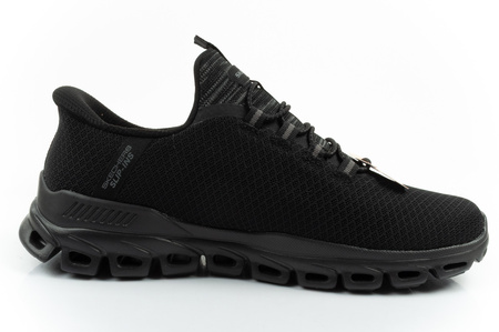 Pantofi sport Skechers Glide-Step pentru bărbați, negri, confortabili și ușori