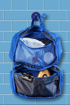 Geantă mare pentru cosmetice de călătorie Puma Washbag 28x7x16 [090303 25], albastru.