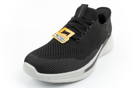 Teniși Slip-On Skechers Slade pentru bărbați, negri, SLIP-INS [210810/BLK].