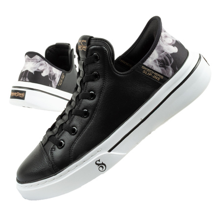 Teniși Skechers Snoop Dogg pentru bărbați, fără slip-on, confortabili [251016/BKW]