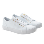 Teniși Lee Cooper pentru femei - Teniși eleganți din material textil alb