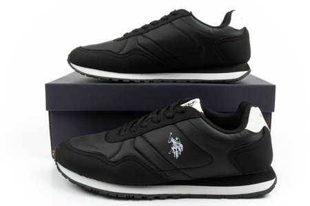 Teniși bărbătești U.S. Polo Assn., la modă, confortabili, negri