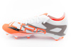 Ghete de fotbal Puma Ultra 5 Match FG/AG, Teren Ferm, Alb/Portocaliu