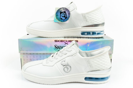 Pantofi sport pentru bărbați Skechers Snoop Dogg [251027/WHT] SLIP-INS, alb.