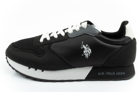 Pantofi sport U.S. Polo Assn. pentru bărbați, la modă, confortabili, negri