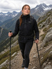 Jachetă de trekking The North Face Windbreaker pentru femei, neagră ușoară