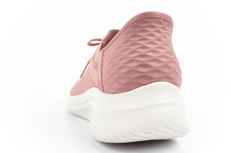 Pantofi sport Skechers Ultra Flex pentru femei, model tenis SLIP-INS, roz, confortabili