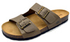 Pantofi sport Bio Bio pentru bărbați, Șlapi modelați, Piele naturală, Maro deschis