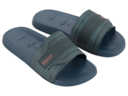 Șlapi sport pentru bărbați Rider Walk, confortabili, de culoare bleumarin, cu velcro [12394 BB533]