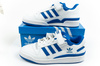 Pantofi sport Adidas Forum Low pentru bărbați, albi, confortabili, la modă, cu închidere Velcro