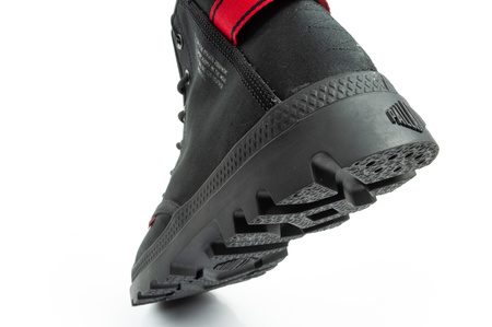 Teniși sport Palladium Pampa Hi Dare II High-Top pentru bărbați, negru și roșu