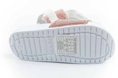 Sandale pentru copii Levi's Pool S Mini Pink Glitter
