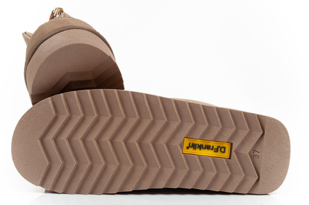 Pantofi de iarna dama D.Franklin [DFSH375003-TAUP], maro.