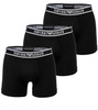 Boxer bărbați Emporio Armani [111357 4R717 21320] PACK 3 bumbac, negru.