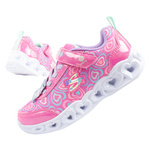 Pantofi sport confortabili cu LED-uri Skechers S Lights-Heart pentru fete
