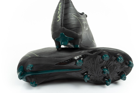 Ghete de fotbal Puma Ultra 6 Play FG/AG pentru teren solid, negre