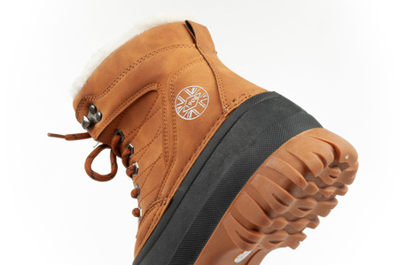 Cizme de iarnă pentru zăpadă Lee Cooper cu piele de oaie [LCJ-24-44-2869L], maro.