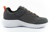 Pantofi sport Skechers Bounder pentru copii cu velcro, ușori, gri la modă