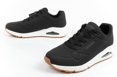 Pantofi sport de damă Skechers Uno-Stand On Air [73690/BLK], negri.