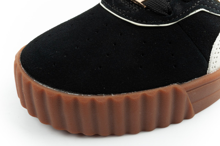 Teniși de damă Puma Carina 3.0, piele, negru, la modă