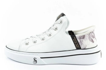 Pantofi bărbați Skechers SLIP-INS [251016] Snoop Dogg, alb.