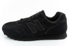 Pantofi sport New Balance 373 pentru bărbați, piele neagră la modă