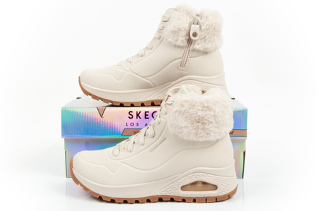 Pantofi sport de damă Skechers Uno Rugged [167274/NAT], crem.