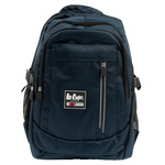 Rucsac Lee Cooper Navy Blue Classic Urban Sports pentru școală, 22L