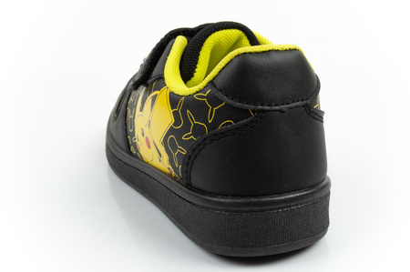 Pantofi sport pentru copii Leomil, adidași ușori Pokemon cu velcro, negri